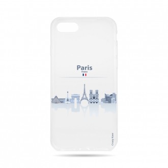 Coque  iPhone 7 / 8 souple Monuments de Paris -  Crazy Kase