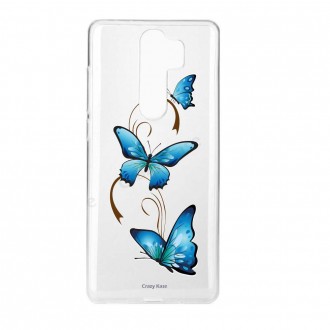Coque Xiaomi Redmi Note 8 Pro souple Papillon sur Arabesque- Crazy Kase