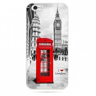 Coque iPhone 6 Plus / 6s Plus souple motif Londres -  Crazy Kase